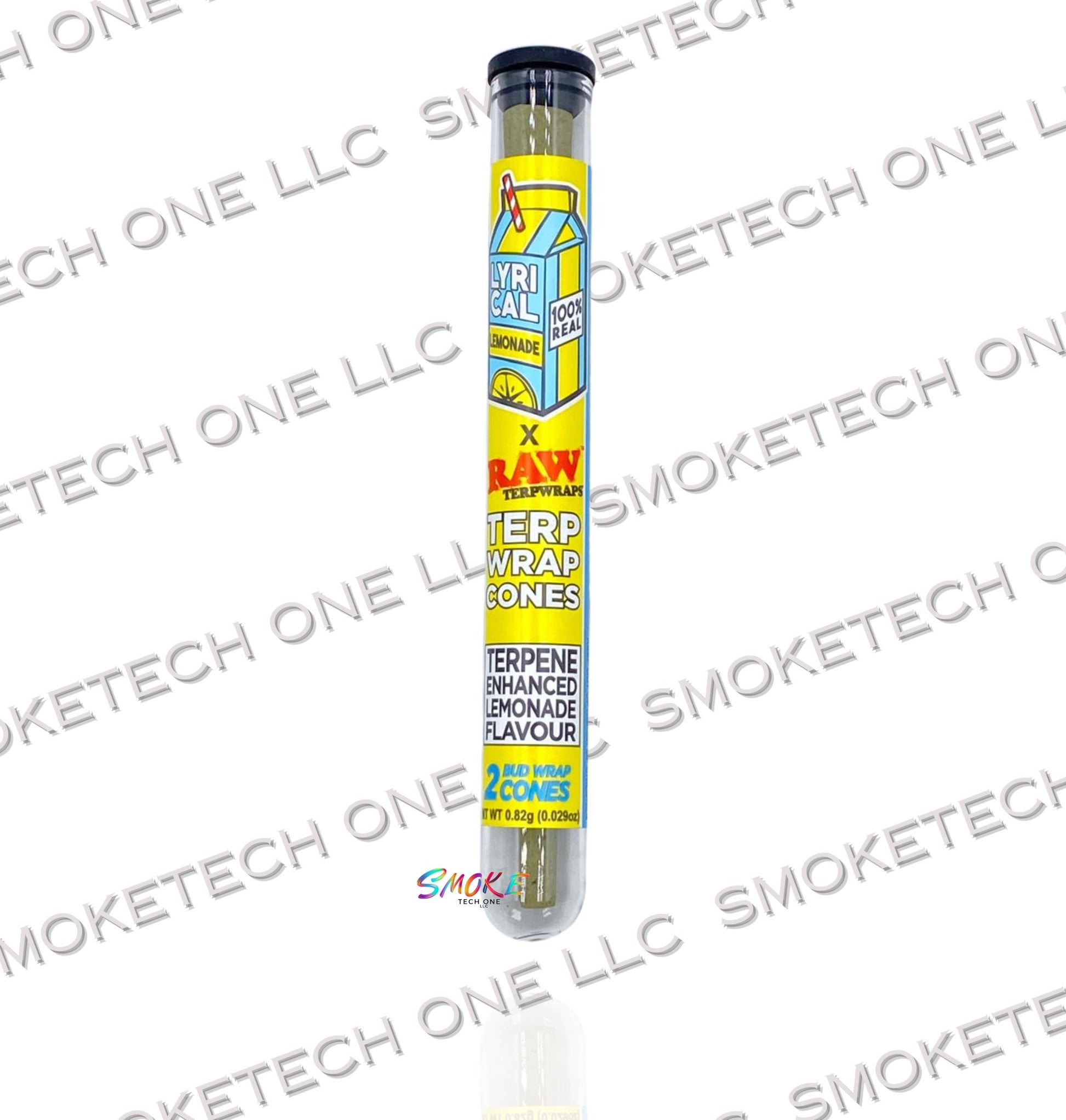 RAW x Lyrical Lemonade Terp Wrap Cones – Terpene Enhanced Lemonade Flavor (2 Cones per Pack) - Smoke Tech One LLC