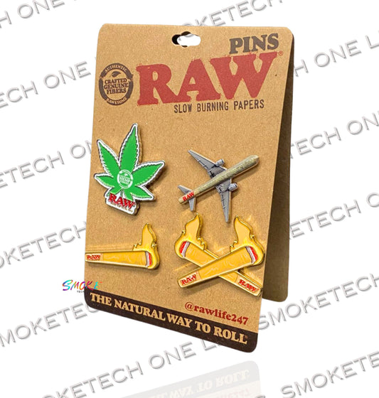 Raw Classic Badge Pin Set