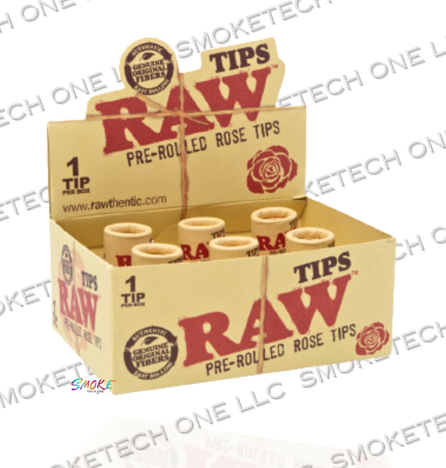 RAW Pre-Rolled Rose Tip - Smoke Tech One LLC