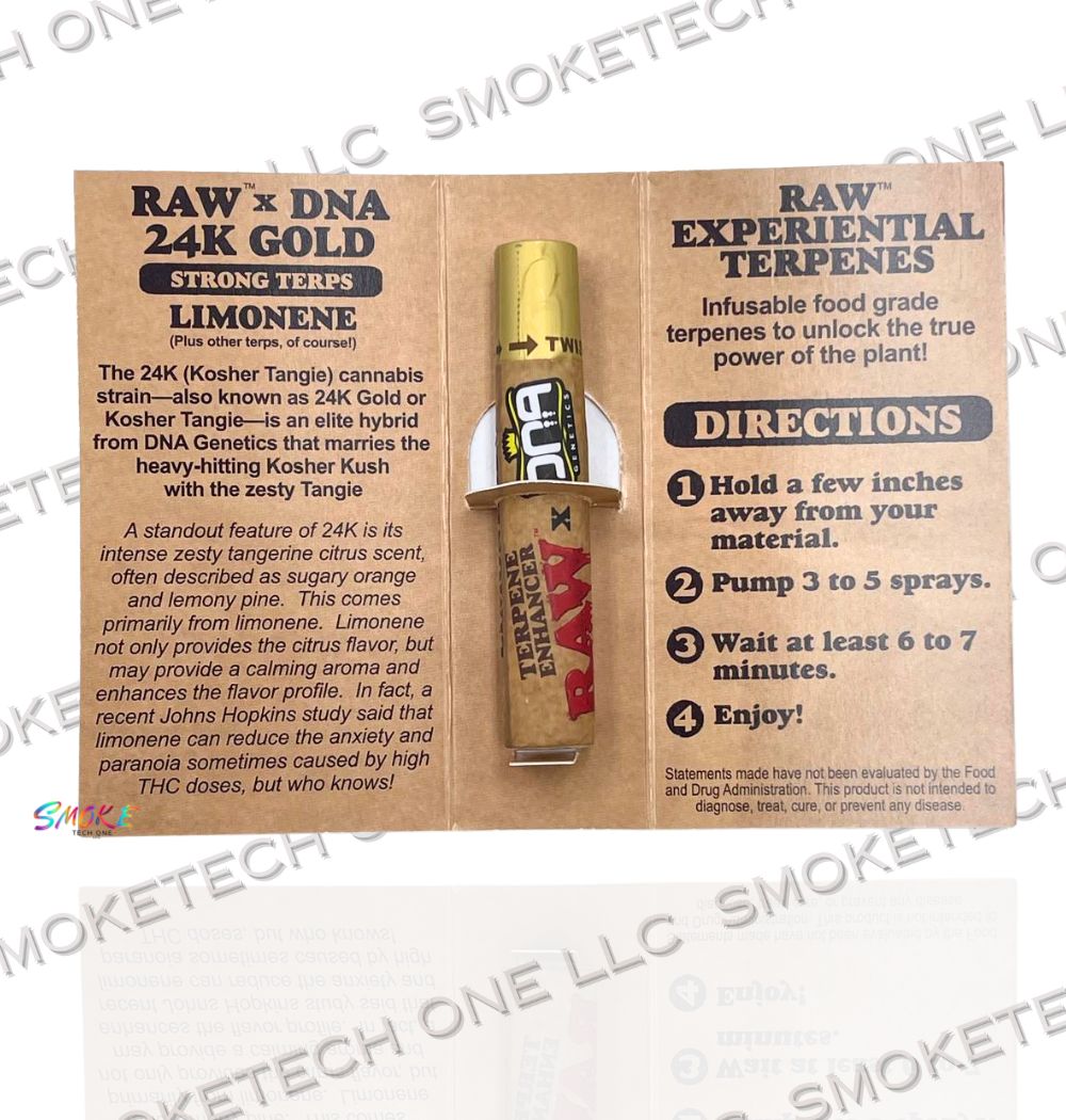 RAW X DNA 24K Gold (Kosher Tangie) Terpene Enhancer Spray