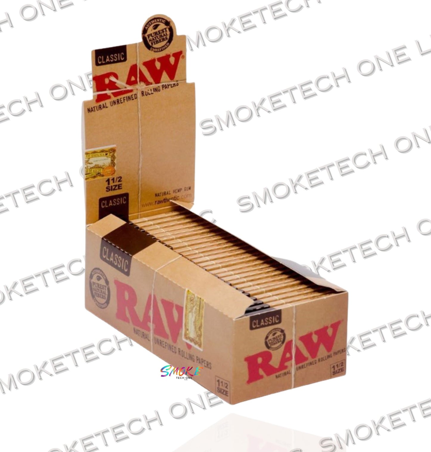 RAW Classic 1 1/2 Rolling Papers - Smoke Tech One LLC