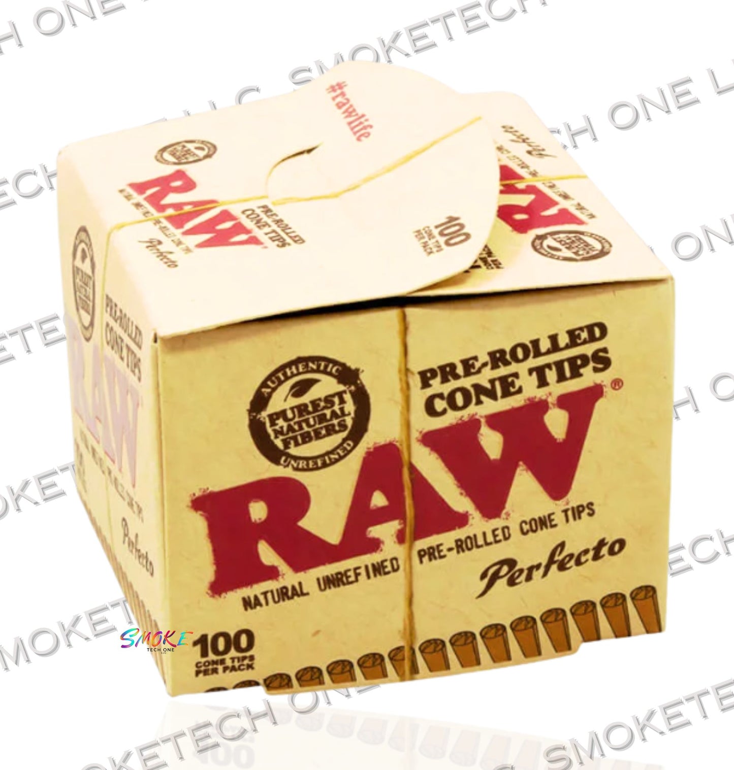 RAW Perfecto Pre-Rolled Cone Tips (100 CT) - Smoke Tech One LLC
