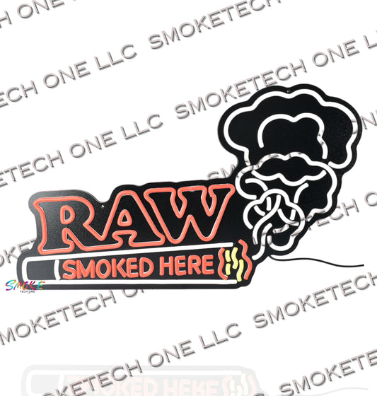 RAW Get Lit LED Sign - Smoke Tech One LLC