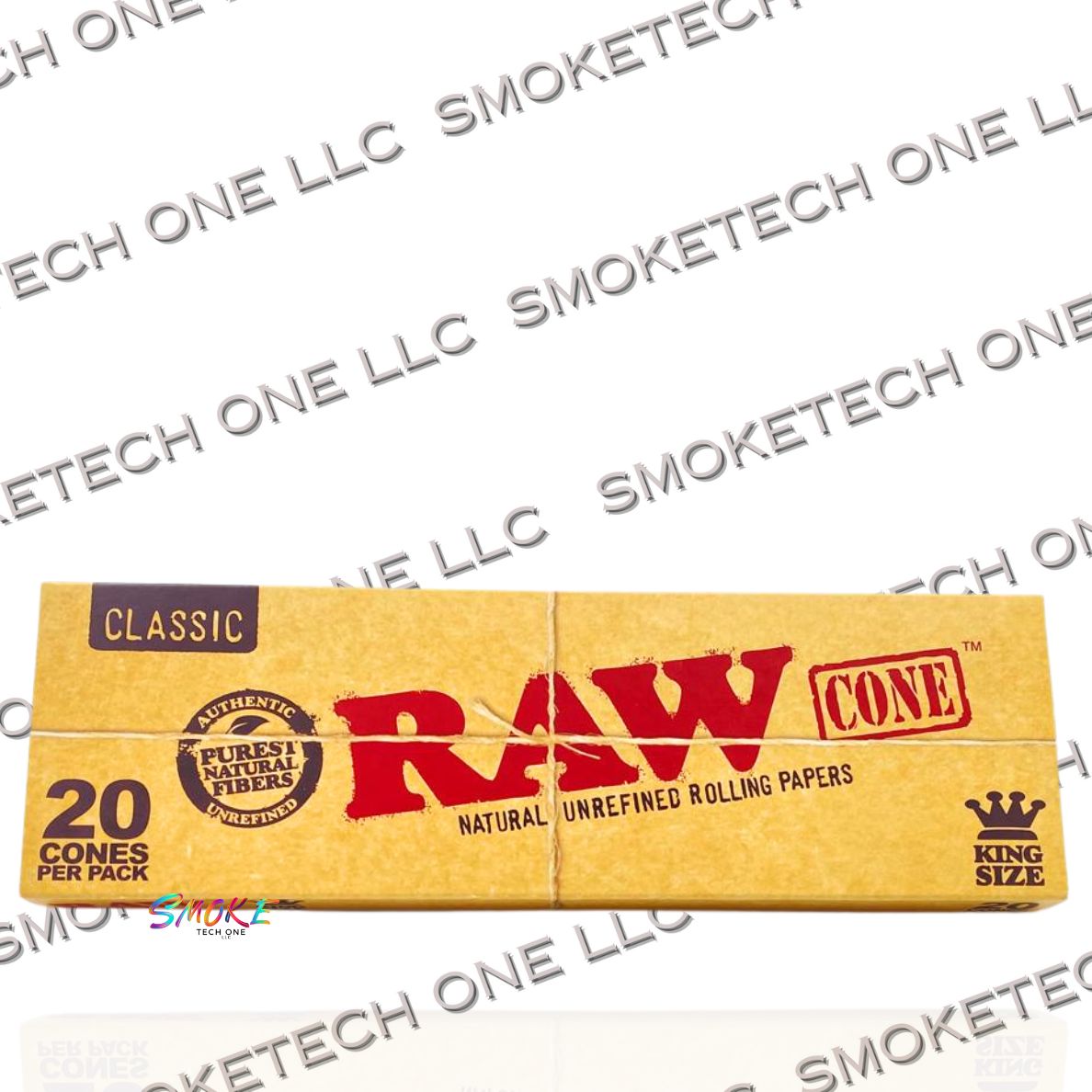 RAW Classic King Size Cones - 20 Pack - Smoke Tech One LLC