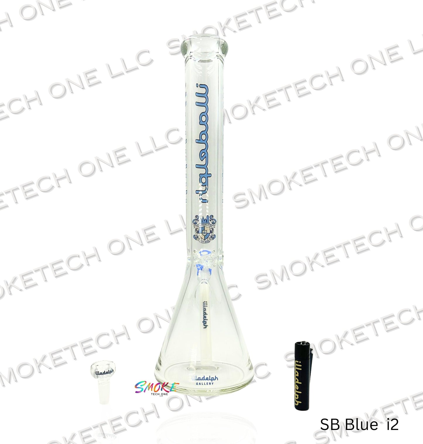 Illadelph Beaker 9mm 17 inch (Blue)