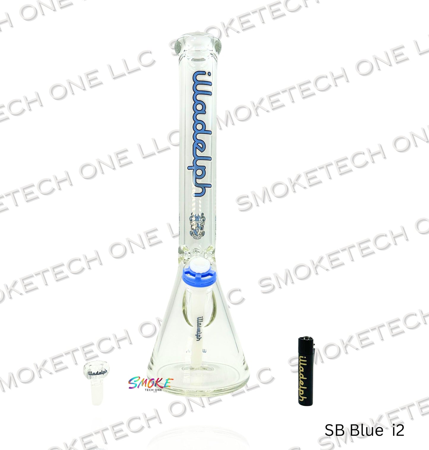 Illadelph Beaker 9mm 17 inch (Blue)