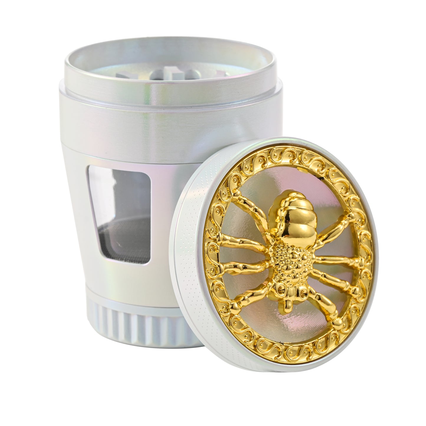 Ornate Silver & Gold Grinder SW2225A-4