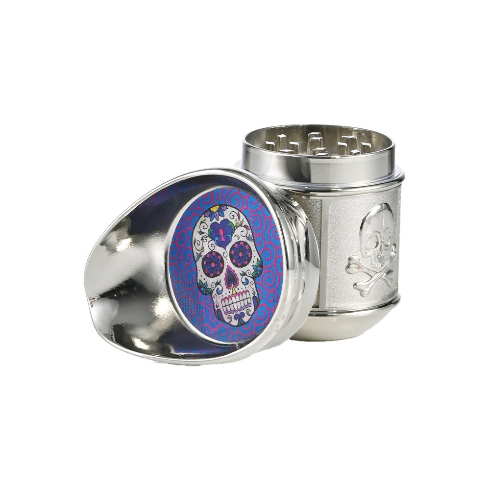 Zinc Herb Grinder with Integrated Ashtray SW2278-4