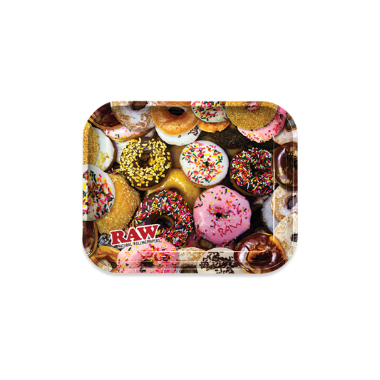 RAW Donuts Rolling Tray | Large - Smoke Tech One LLC