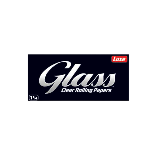 Glass 1 1/4 Size Clear Rolling Papers - Smoke Tech One LLC