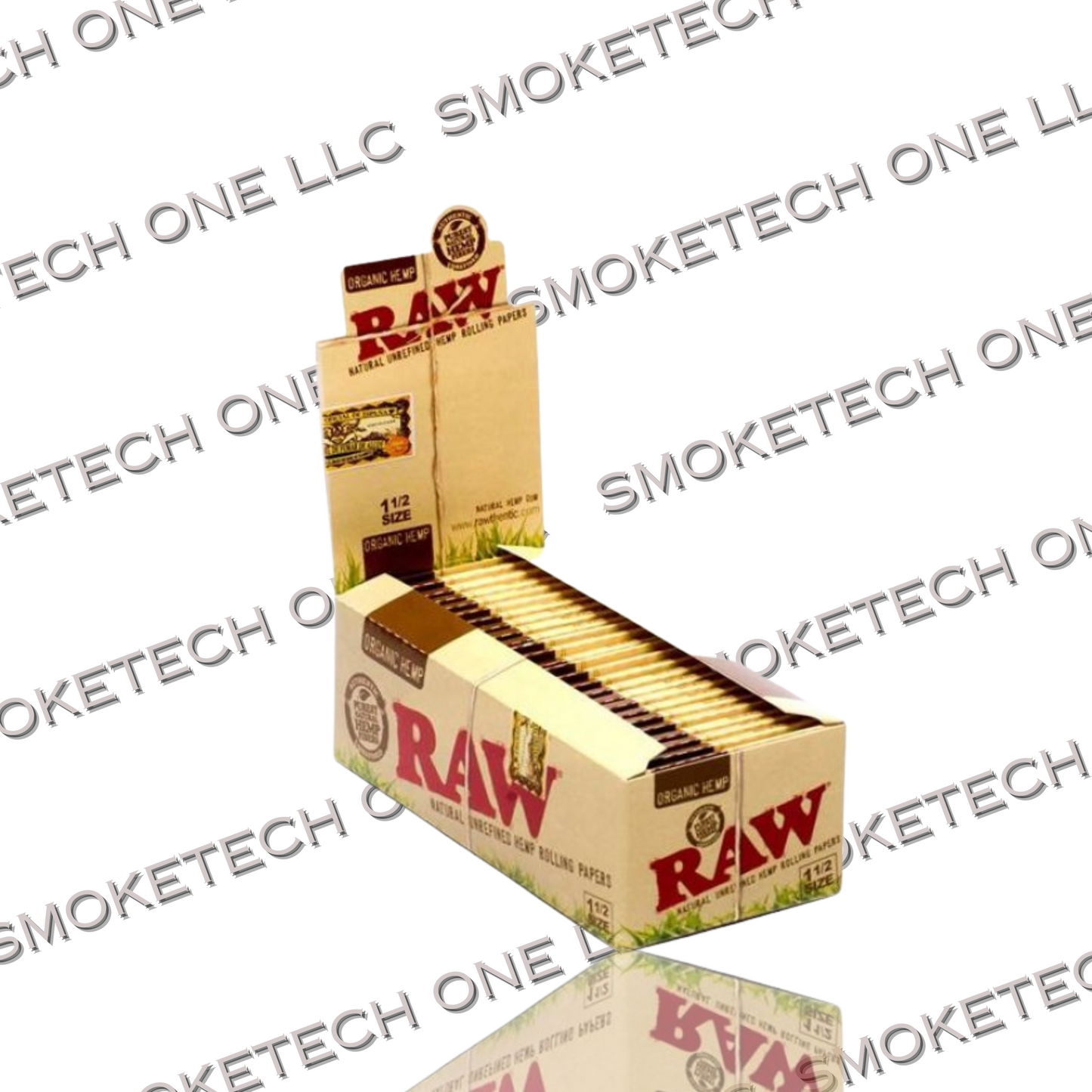 RAW Organic 1 1/2 Rolling Papers - Smoke Tech One LLC