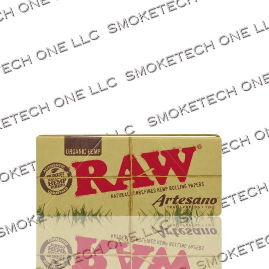 RAW Organic Hemp Artesano King Size Slim Rolling Papers - Smoke Tech One LLC