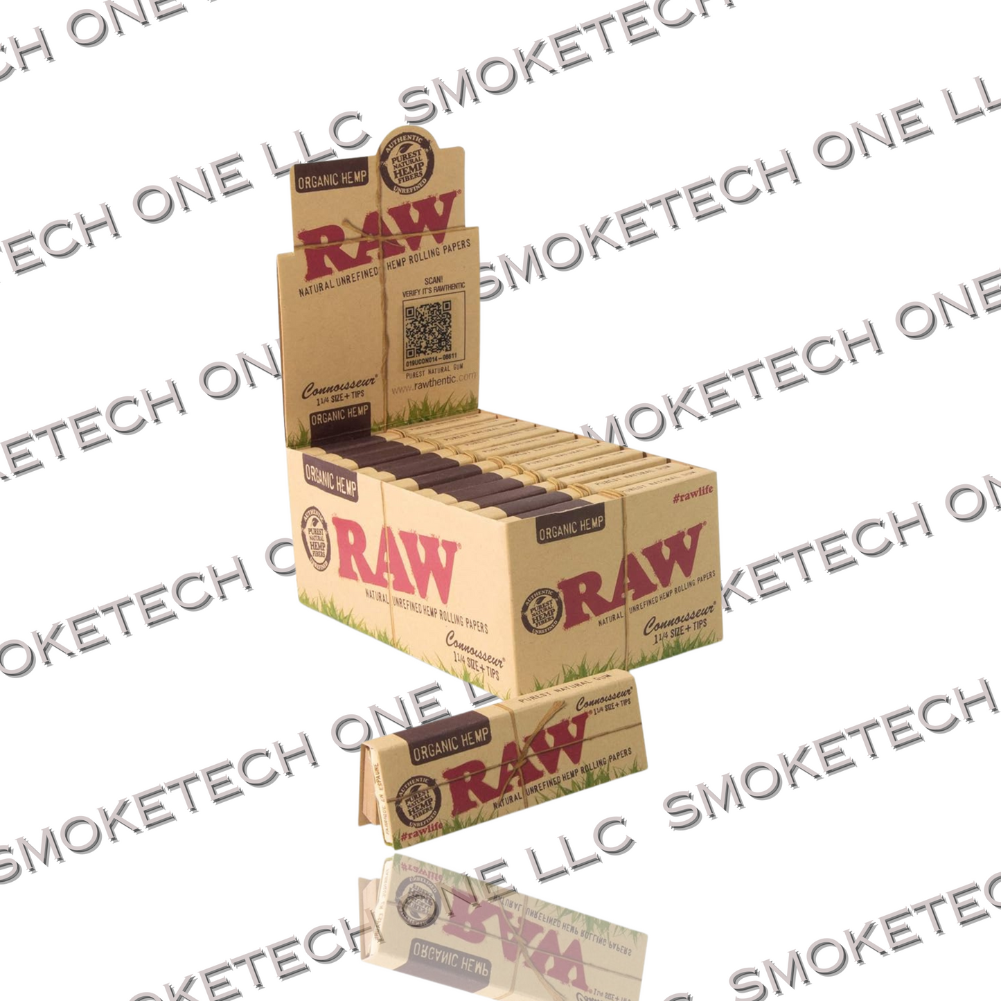 RAW Organic Connoisseur 1 1/4 Rolling Papers - Smoke Tech One LLC