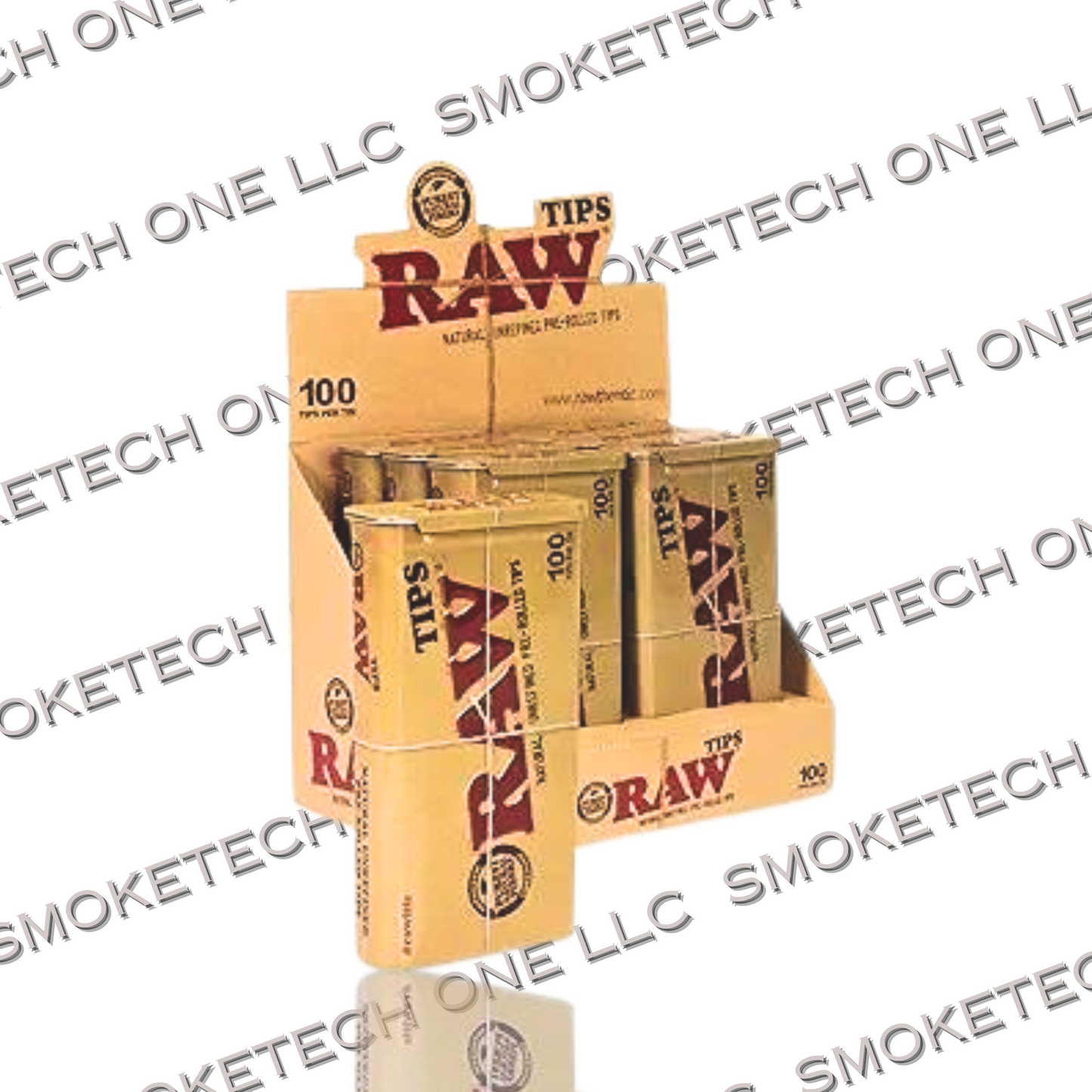RAW Metal Tin 100 Pre Rolled Tips