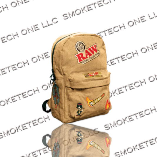 RAW Burlap Backpack – RAW’D Out Edition - Smoke Tech One LLC