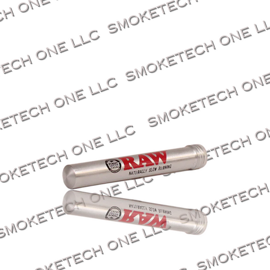RAW Retro Metal Tube (RAW ALUMINIUM TUBES) - Smoke Tech One LLC