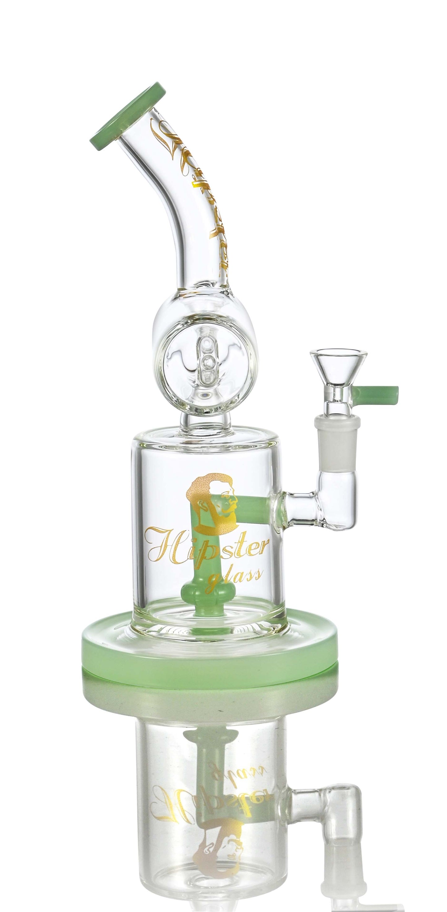 10.2-Inch Modern Glass Bong WF433