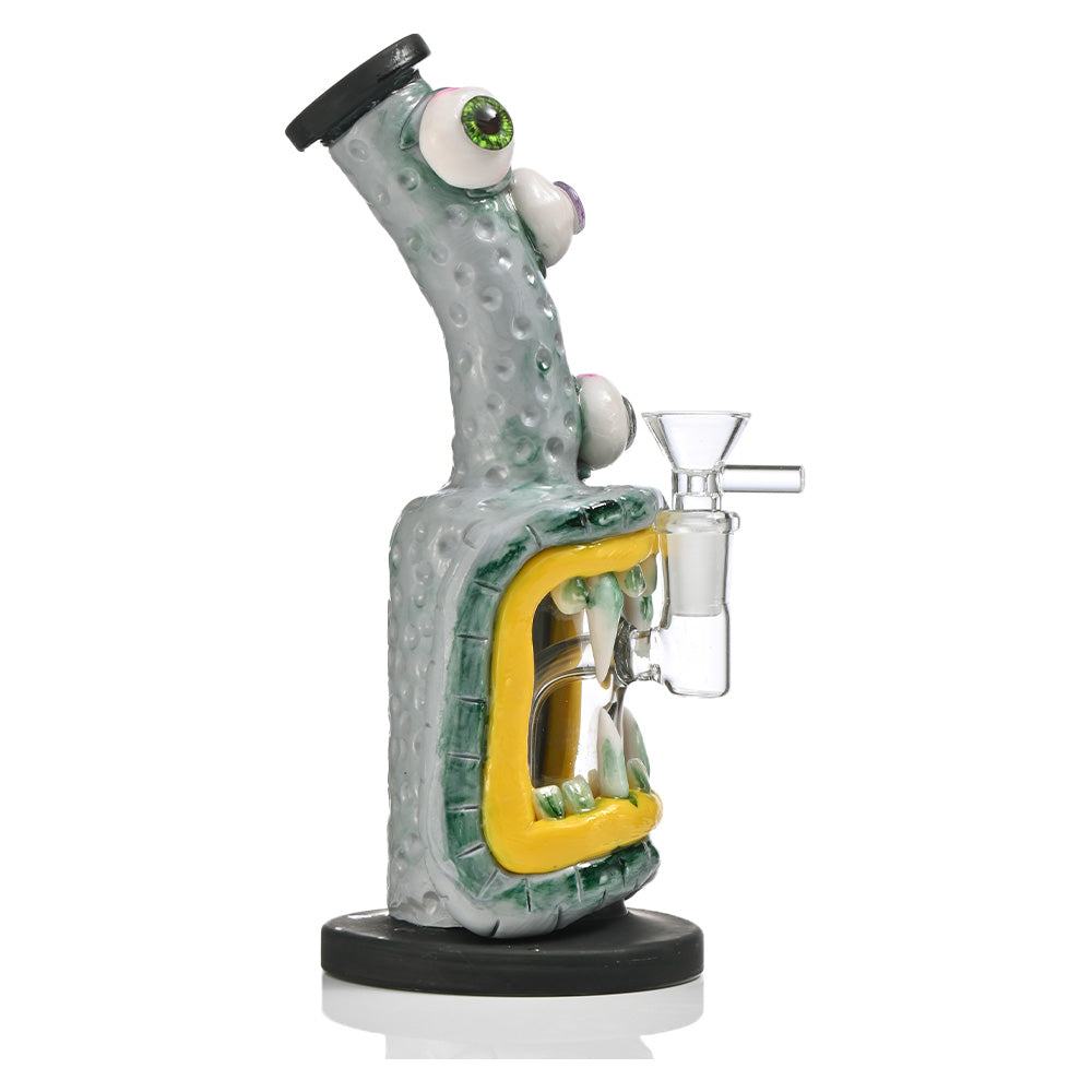 Hipster Whimsical Eyes Glass Bong XDH43 - Smoke Tech One LLC