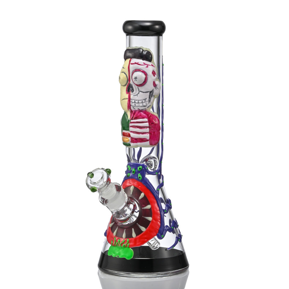 Hipster Unique worked glass rig XJ-66 - Smoke Tech One LLC