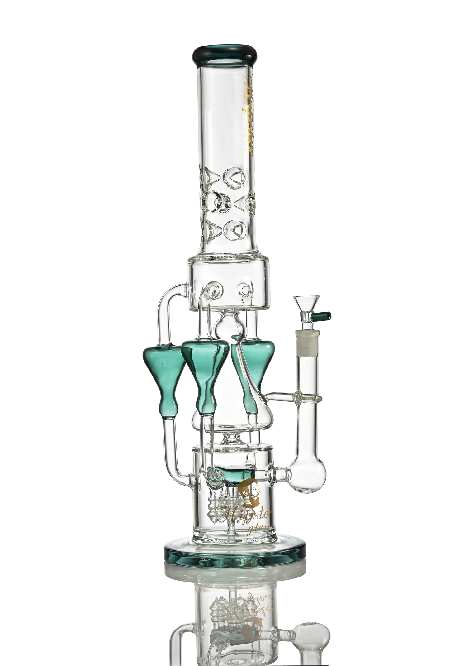 Emerald Enchanter Recycler Bong YW-12