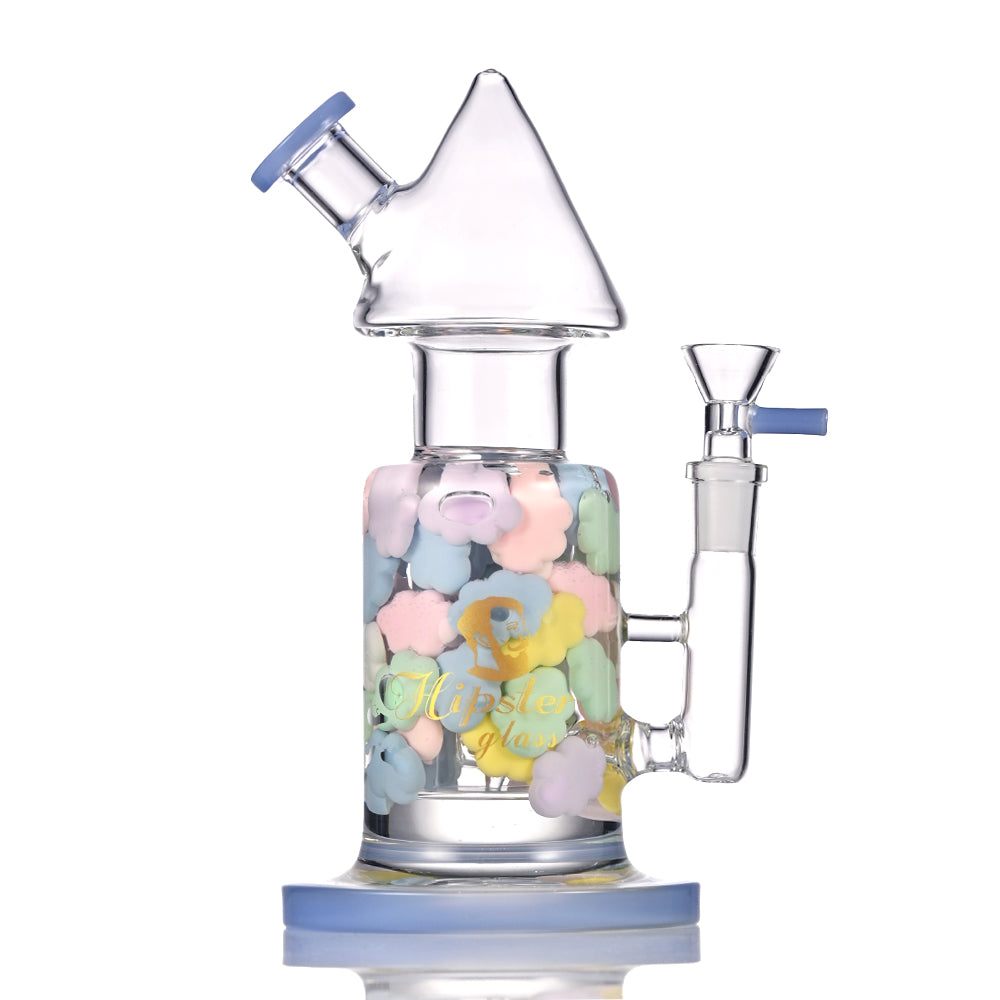 Hipster Floral Cone Design Water Pipe YX016