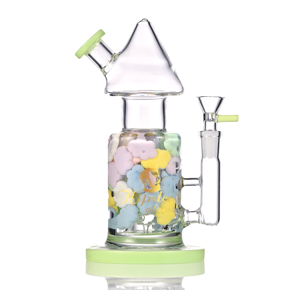 Hipster Floral Cone Design Water Pipe YX016