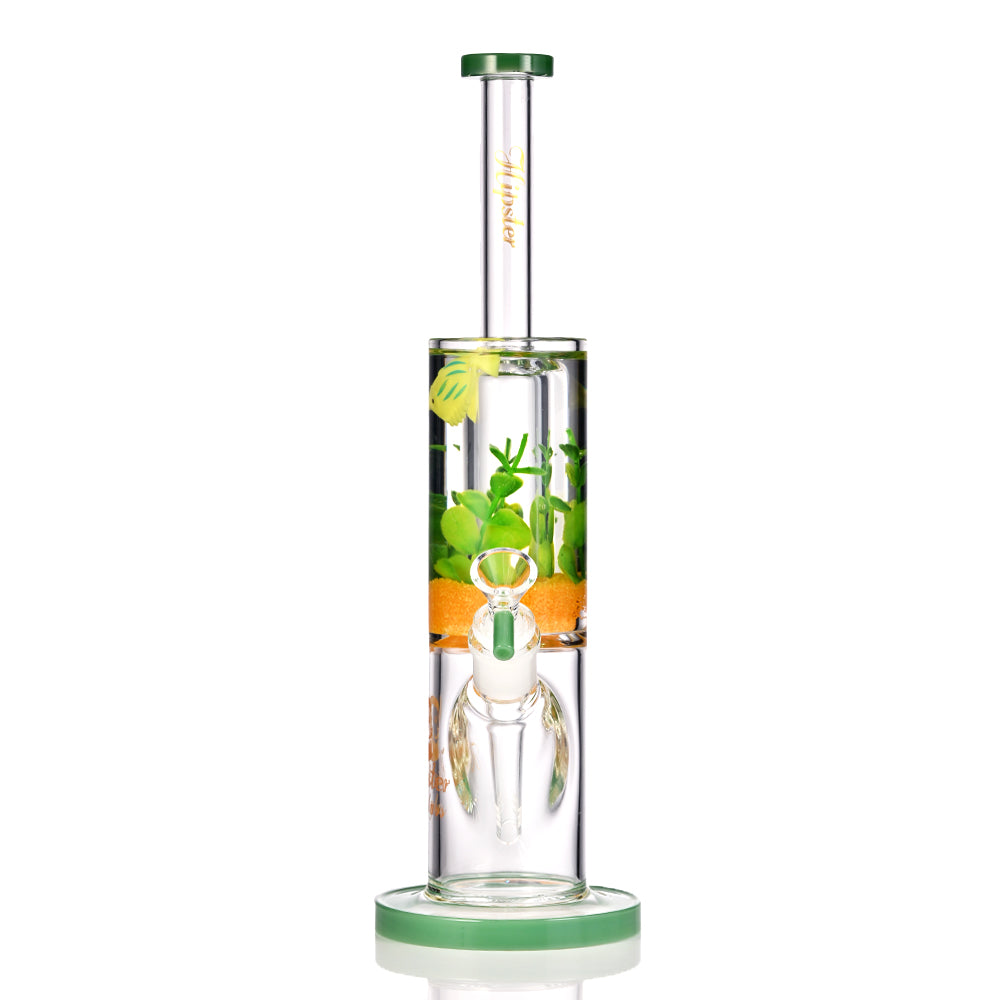 Hipster Tropic Leaf Perc Bong YX041