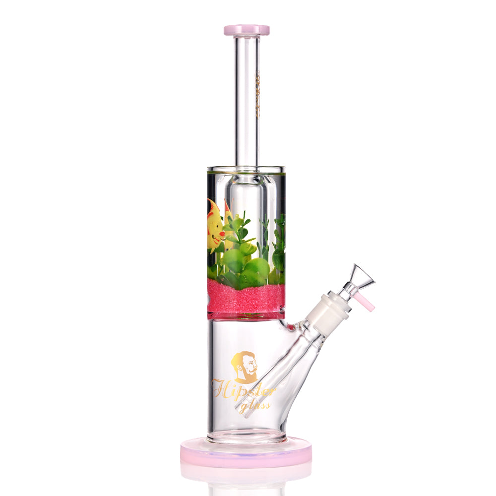 Hipster Tropic Leaf Perc Bong YX041