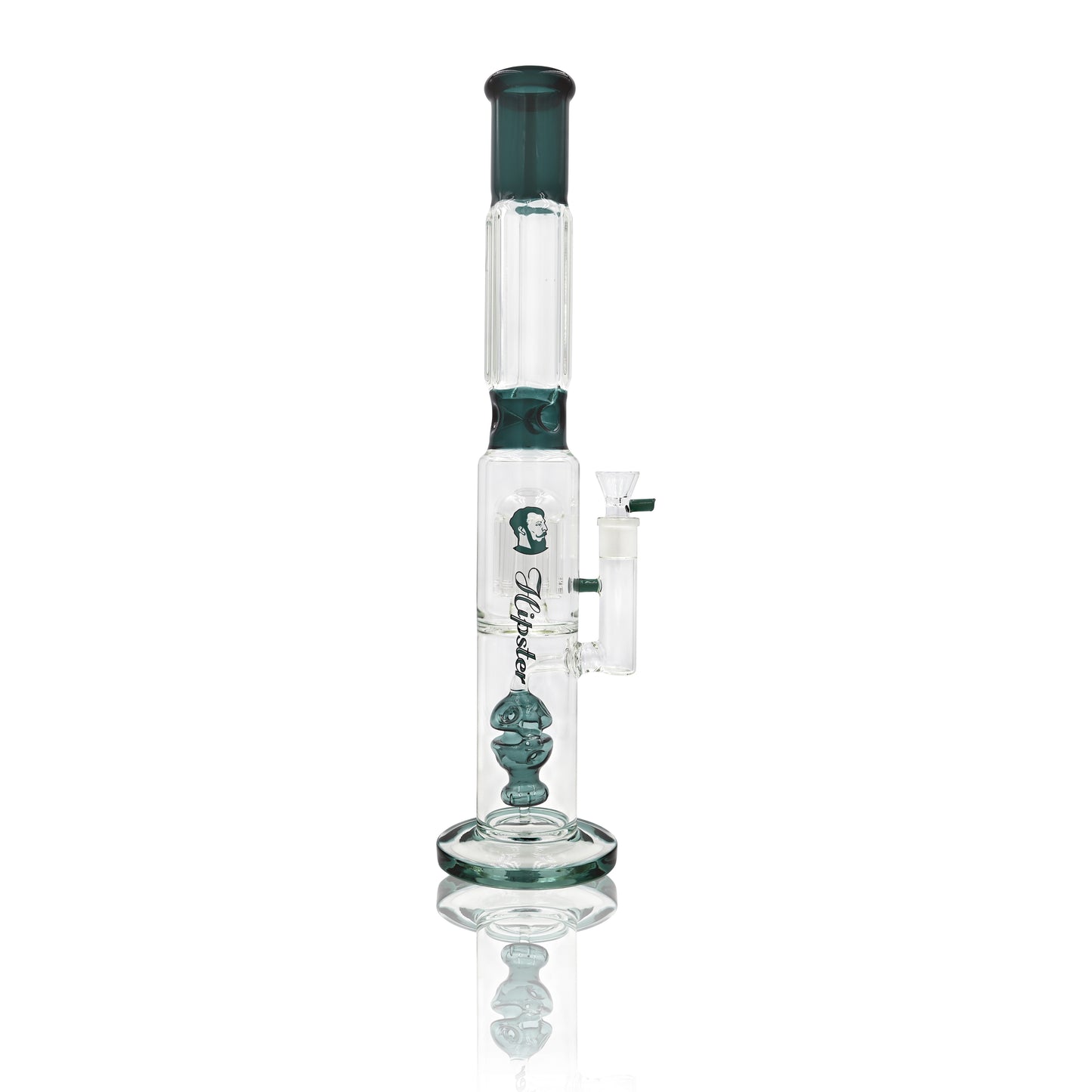 Mirror-Glass 20" Tree Stack Perc Water Pipe ZG006
