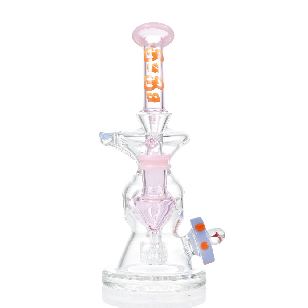 Hispter – 7" Double Orb Perc Glass Rig ZL14