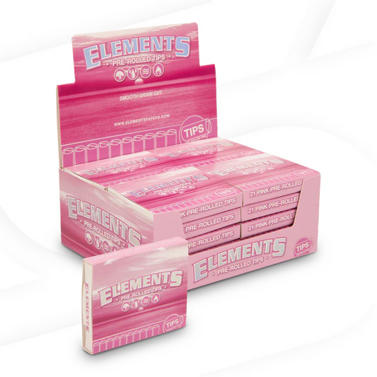 Elements Pre-Rolled Tips Pink - Smoke Tech One LLC