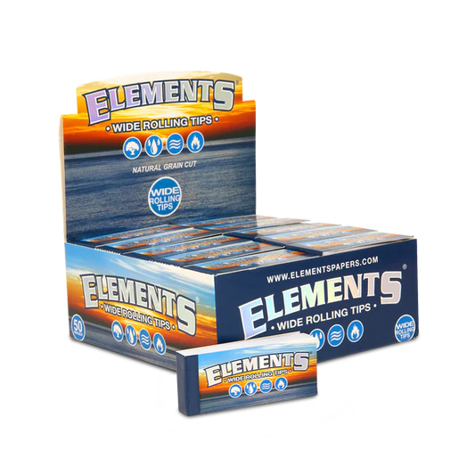 Elements WIDE Non-Perforated Tips - Smoke Tech One LLC
