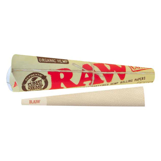 RAW Organic 1 1/4 Cones - 6 Pack