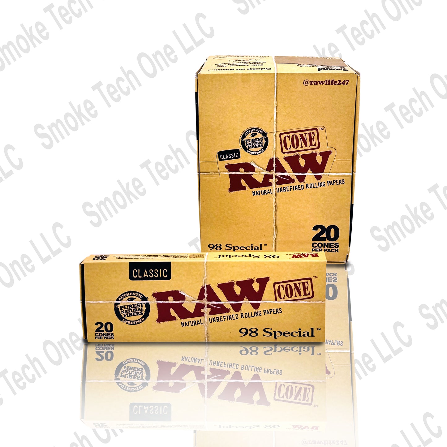 RAW Classic 98 Special Pre-Roll Cones - 20 Pack