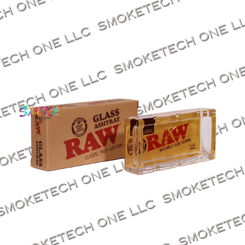 RAW Classic Glass Ashtray - Smoke Tech One LLC