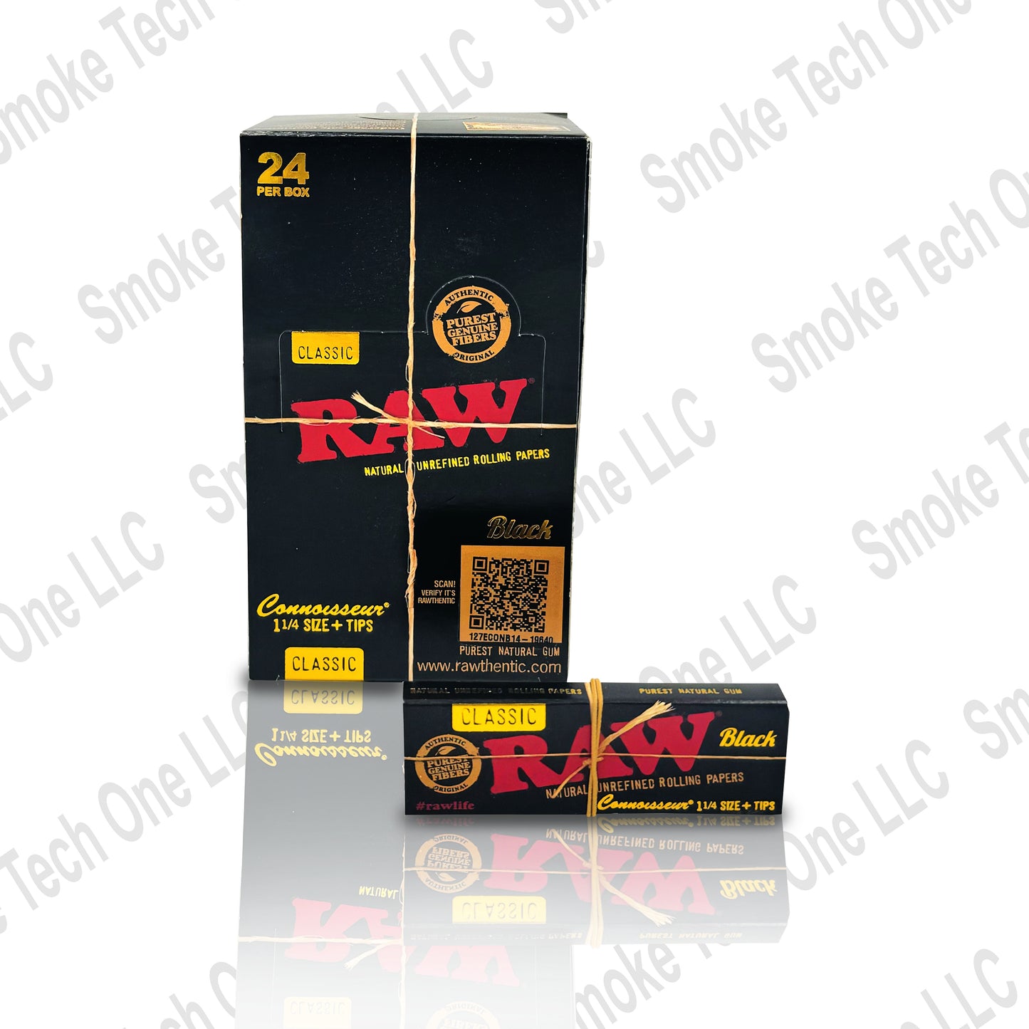 RAW Black Connoisseur 1 1/4 size
