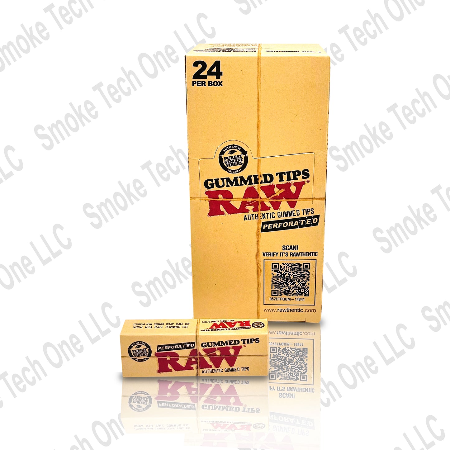 RAW Perforated Gummed Tips - Smoke Tech One LLC