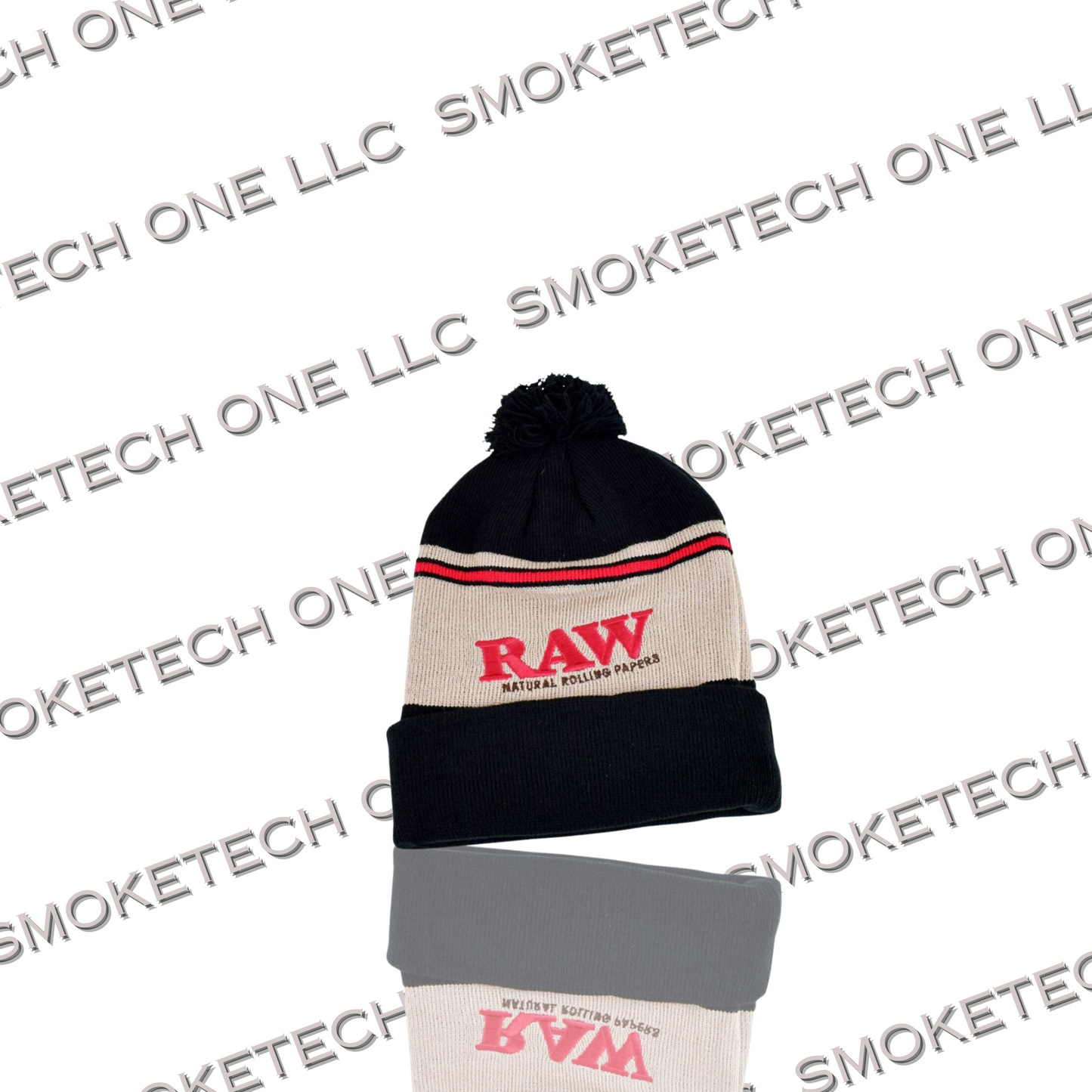 RAW X Rolling Papers Pompom Hat