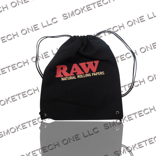 RAW Drawstring Bag  (Black)
