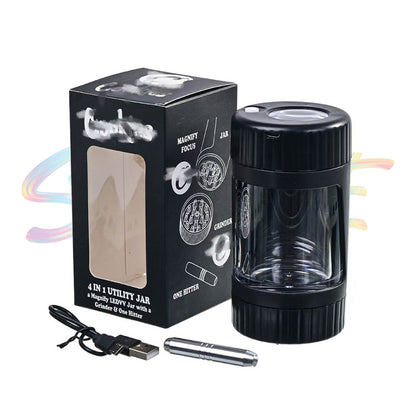Crusher Grinder and Stash Jar SP007
