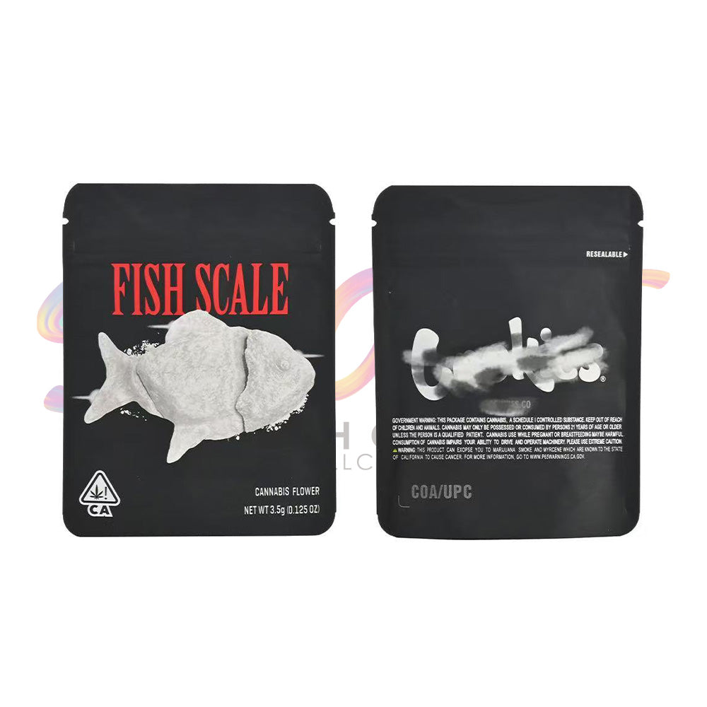 Fish Scale/42 Luxe/Pink Rozay Cannabis Flower Pouch PK365/366/494