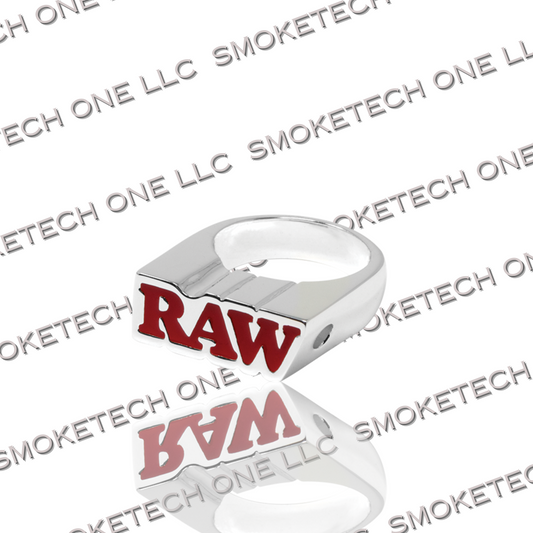 RAW Silver Smoker Ring