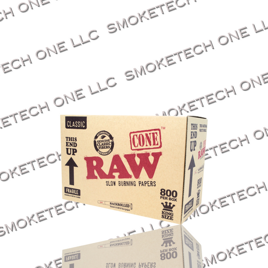 RAW Classic King Size Cones | Bulk Box | 800 Pack