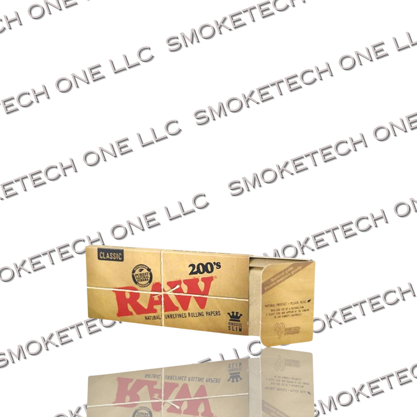 RAW Classic Creaseless King Size Slim Rolling Papers - 200