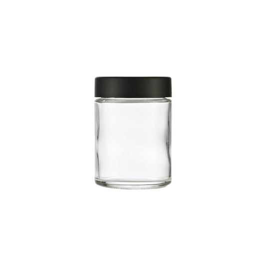 2oz Clear Glass Storage Jar 2 0Z 57x51MM - Smoke Tech One LLC