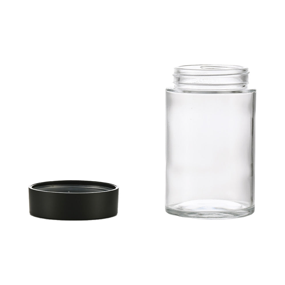 6oz Clear Glass Storage Jar 6 0Z 60x99MM - Smoke Tech One LLC