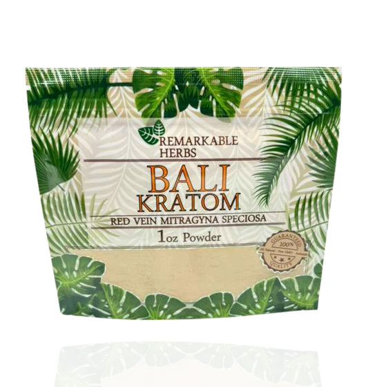 Remarkable Herbs Bali Kratom – Red Vein (1oz Powder) - Smoke Tech One LLC