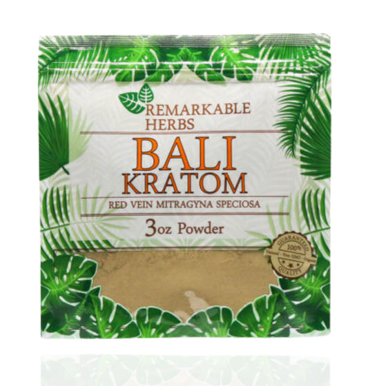 Remarkable Herbs Bali Kratom – Red Vein (3oz Powder) - Smoke Tech One LLC