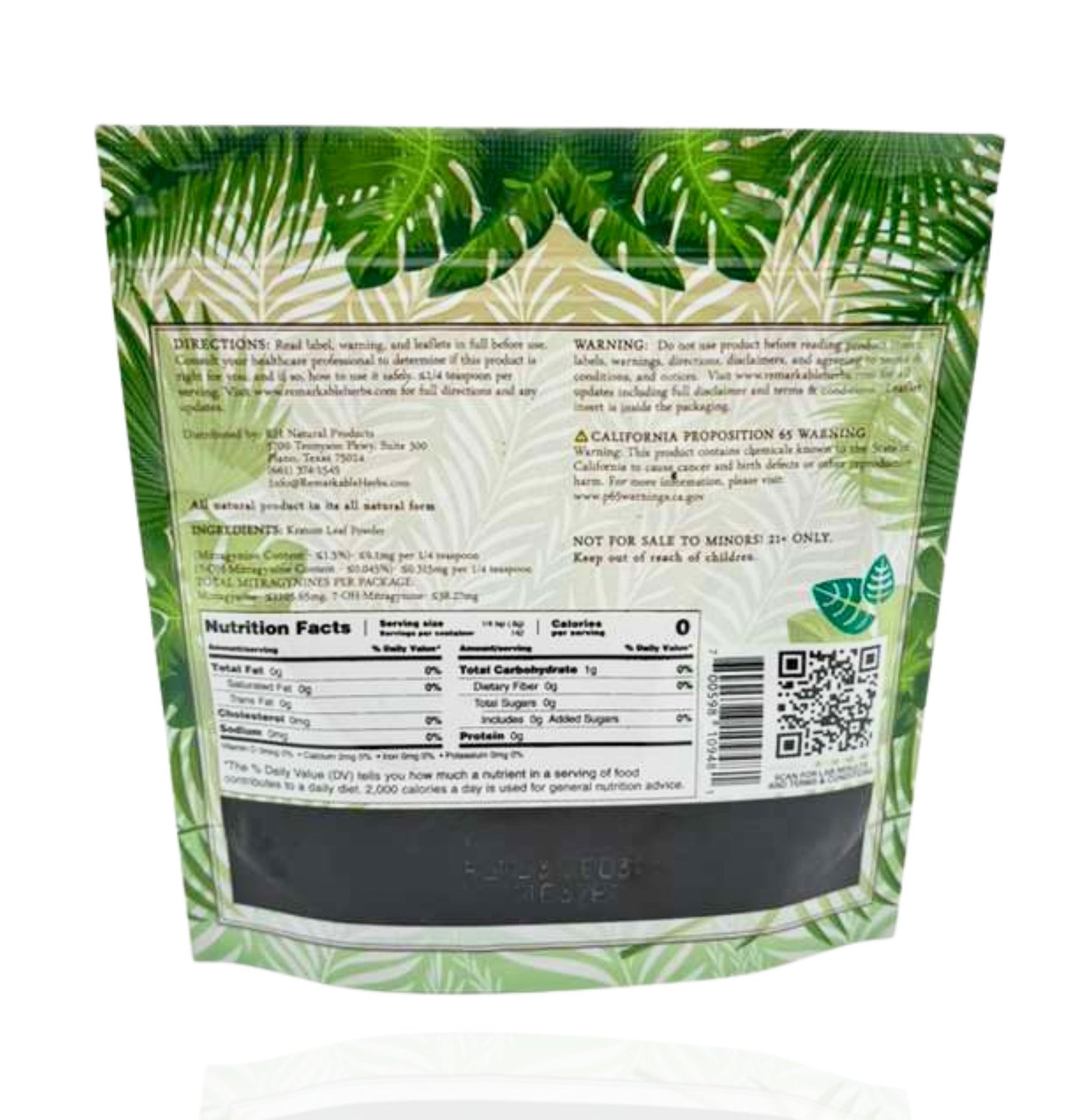 Remarkable Herbs Maeng Da Kratom – Green Vein (3oz Powder) - Smoke Tech One LLC