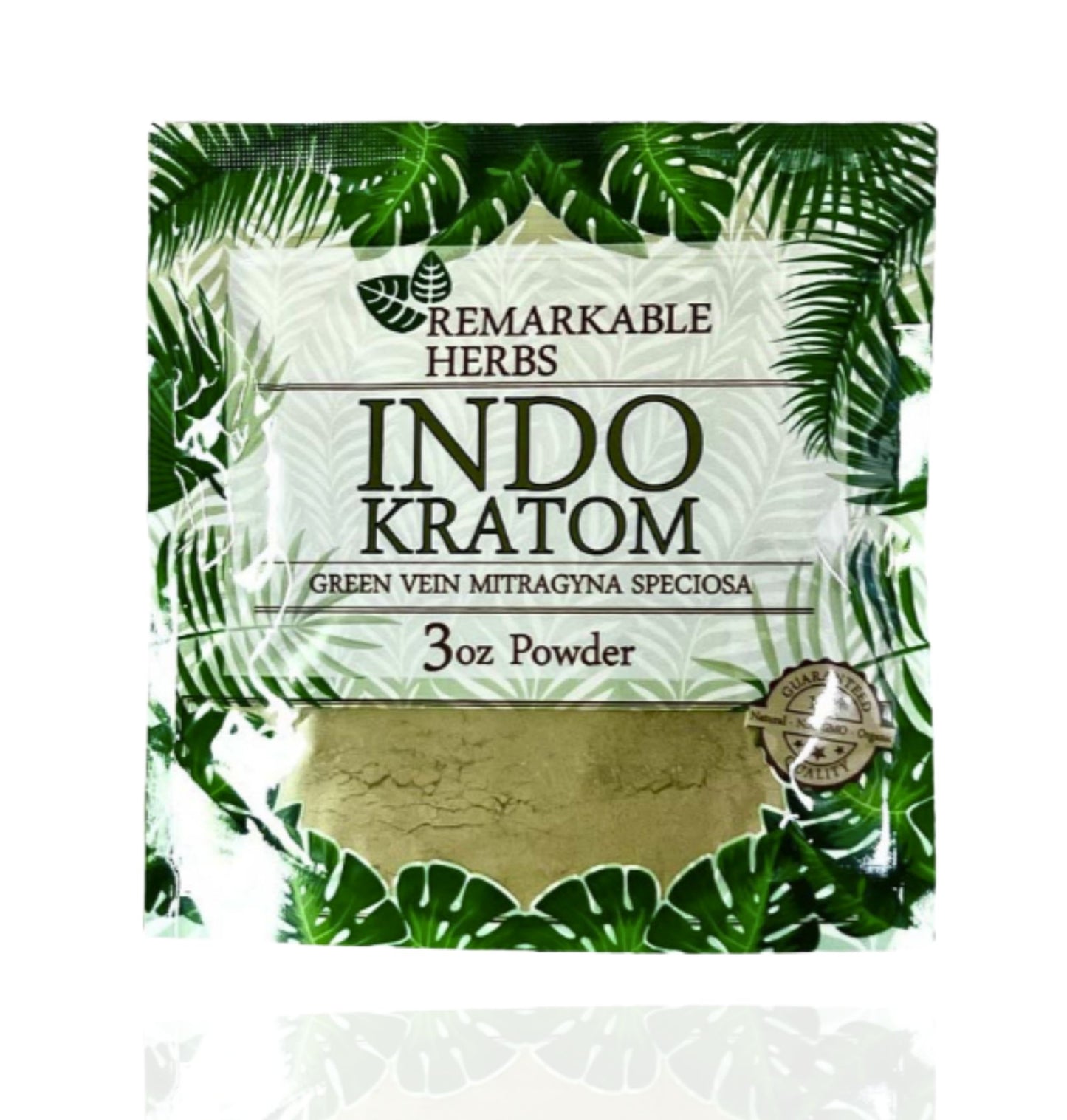 Remarkable Herbs Indo Kratom – Green Vein (3oz Powder) - Smoke Tech One LLC